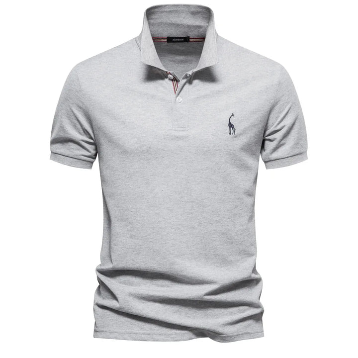 Polo Shirt - Slim Tailored Cut And Polyester Blend Fit