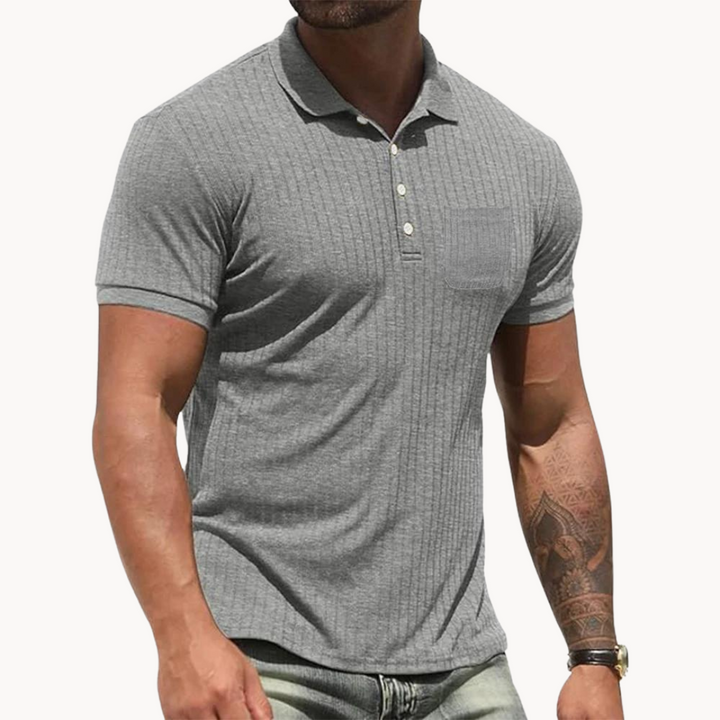 Polo Shirt - Soft Blend Front Collar And Neat Fitted Shape