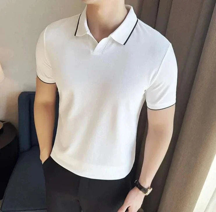 Polo Shirt – Structured Collar And Breathable Knit Design