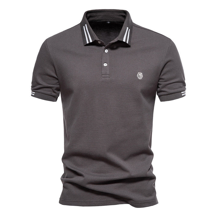Polo - Structured Collar Striped Cuffs & Breathable Fit