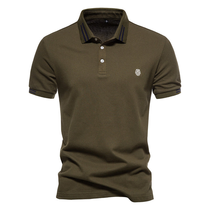 Polo - Structured Collar Striped Cuffs & Breathable Fit