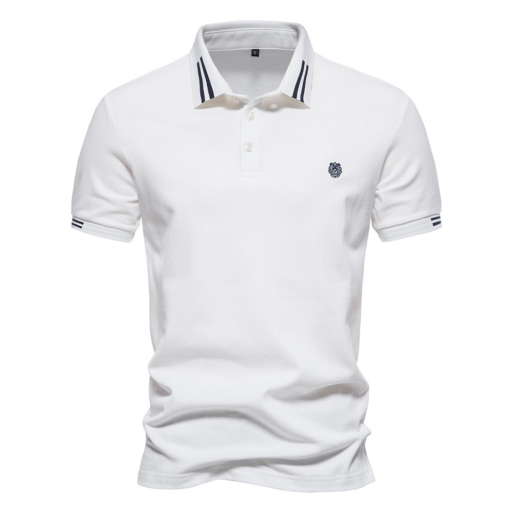 Polo - Structured Collar Striped Cuffs & Breathable Fit