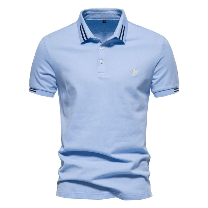Polo - Structured Collar Striped Cuffs & Breathable Fit