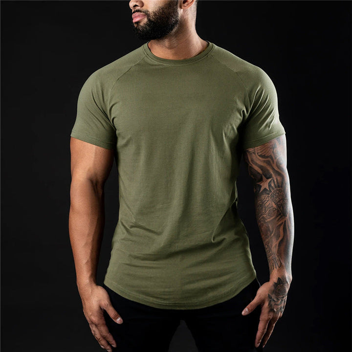 Polyester Blend T Shirt – Slim Short Sleeve & Neat Shape