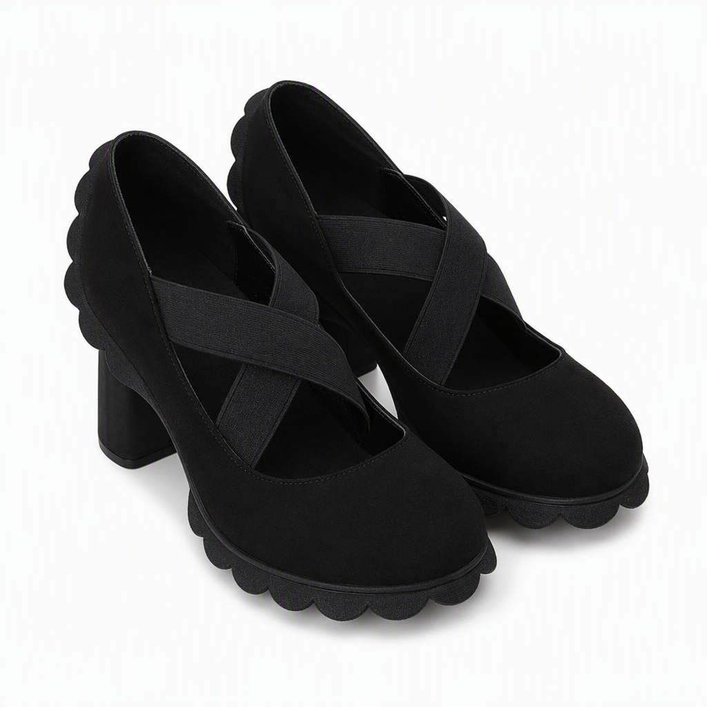 Zapatos Mary Jane con Tiras Cruzadas