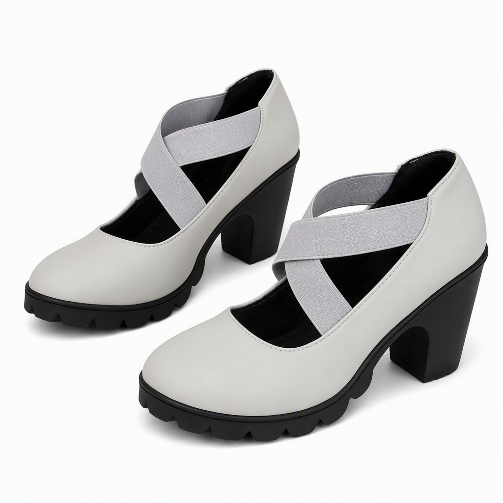 Zapatos Mary Jane con Tiras Cruzadas