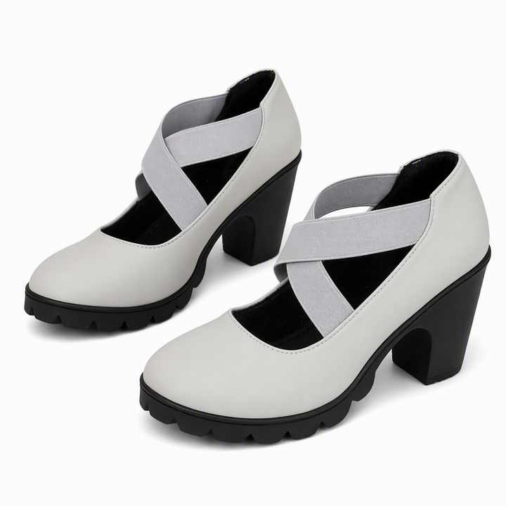 Zapatos Mary Jane con Tiras Cruzadas