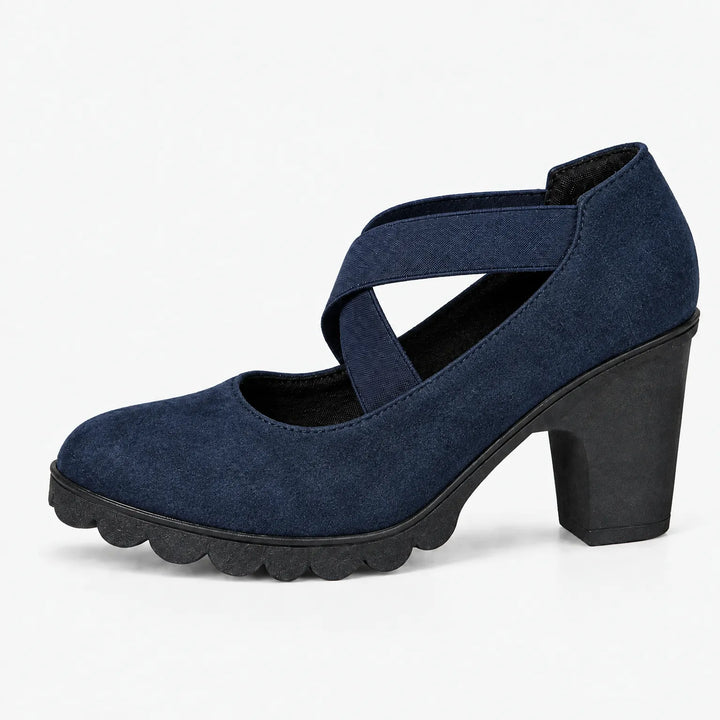 Zapatos Mary Jane con Tiras Cruzadas