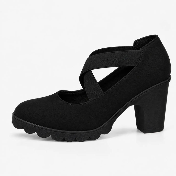 Zapatos Mary Jane con Tiras Cruzadas