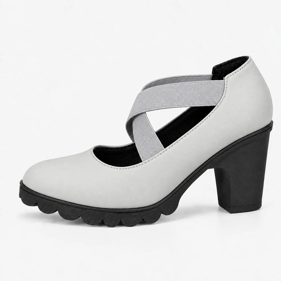 Zapatos Mary Jane con Tiras Cruzadas