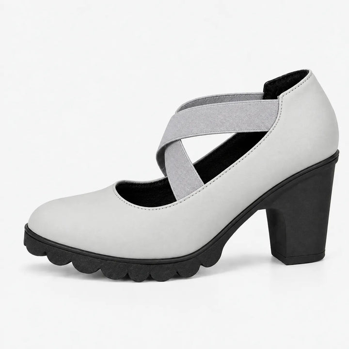 Zapatos Mary Jane con Tiras Cruzadas