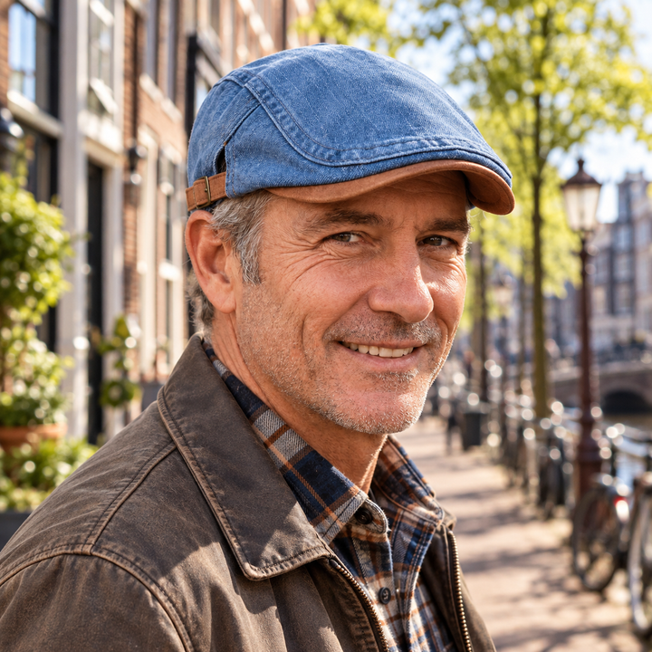 Gorra Plana Vaquera para Hombre