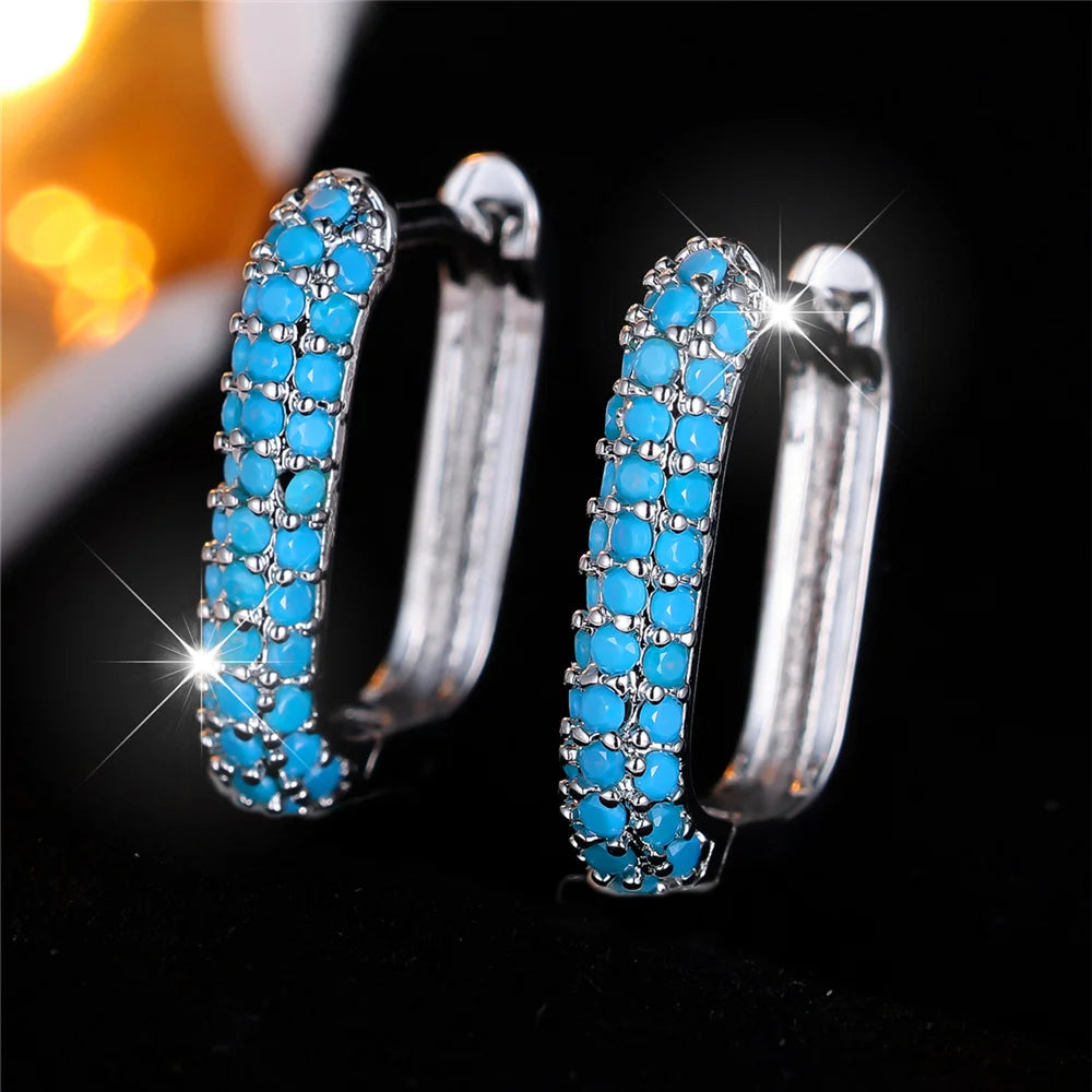 Selene Petite Crystal Stud Earrings additional detail