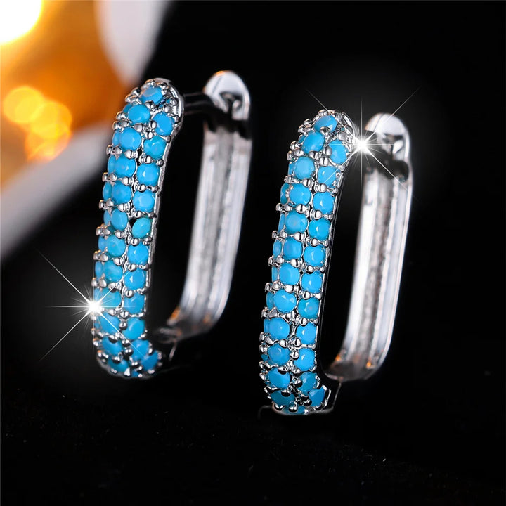 Selene Petite Crystal Stud Earrings additional detail