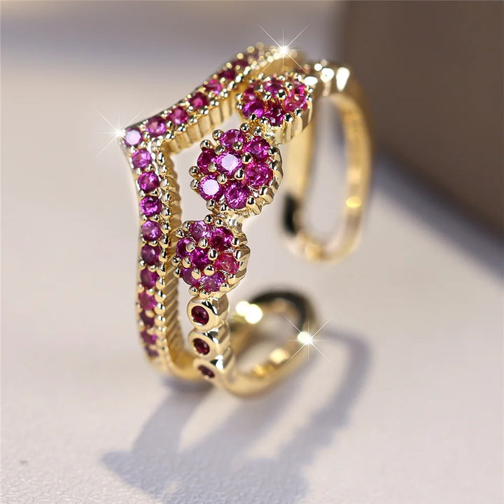 Kaleida | Adjustable Colorstone Ring