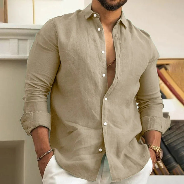 Vireo™ | Camisa de Lino Transpirable
