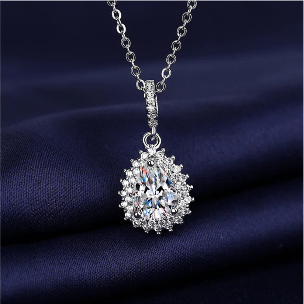 Jardin Colorstone Teardrop Necklace