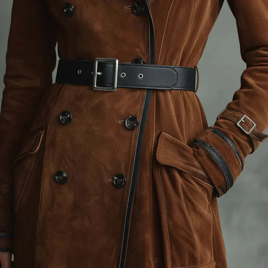 Georgette | Gabardina Efecto Ante