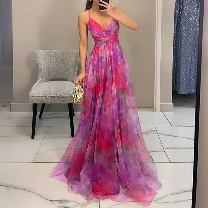 Giselle – El Maxi Vestido Floral que Resalta tu Belleza Natural