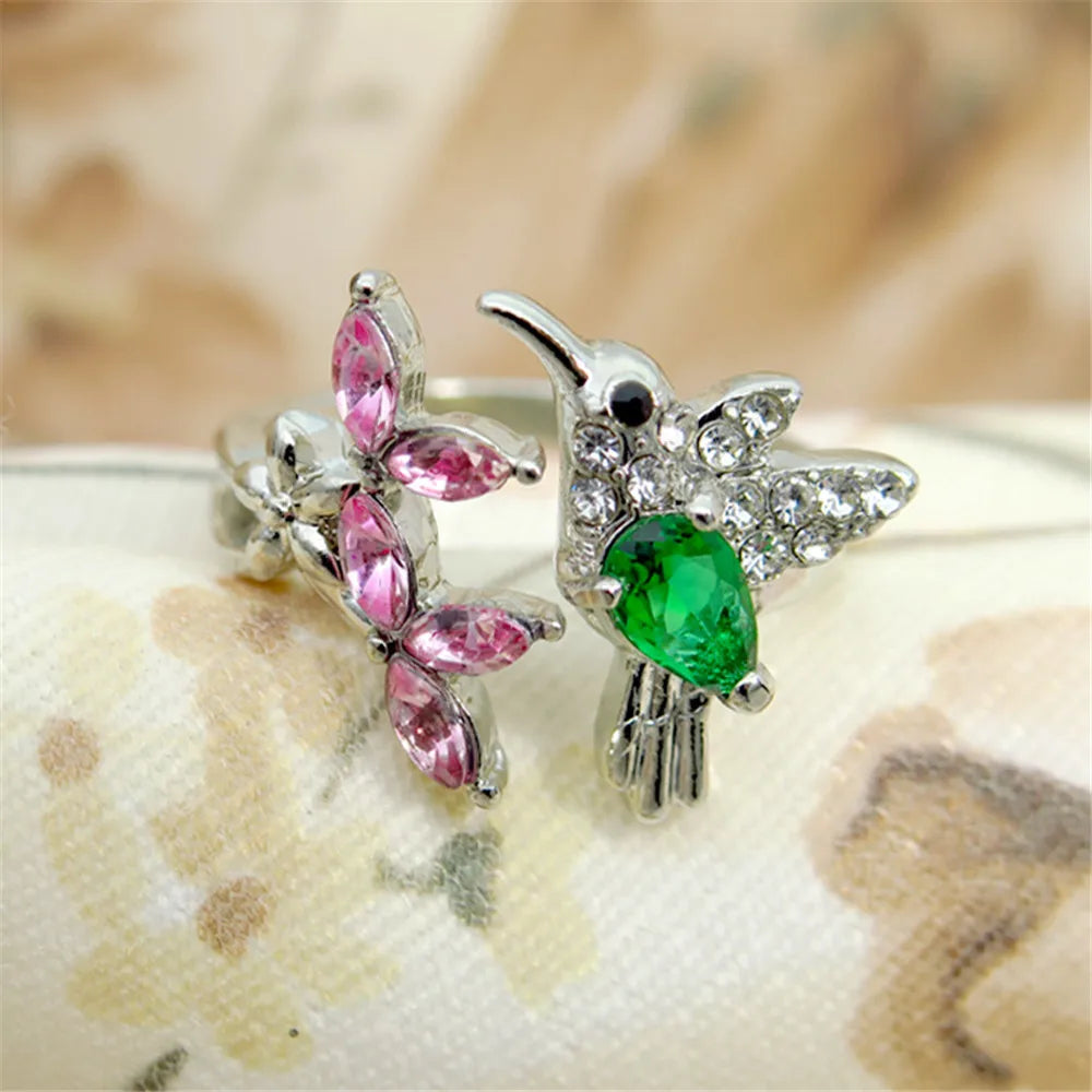 Liora Bird Garden Open Ring styled view