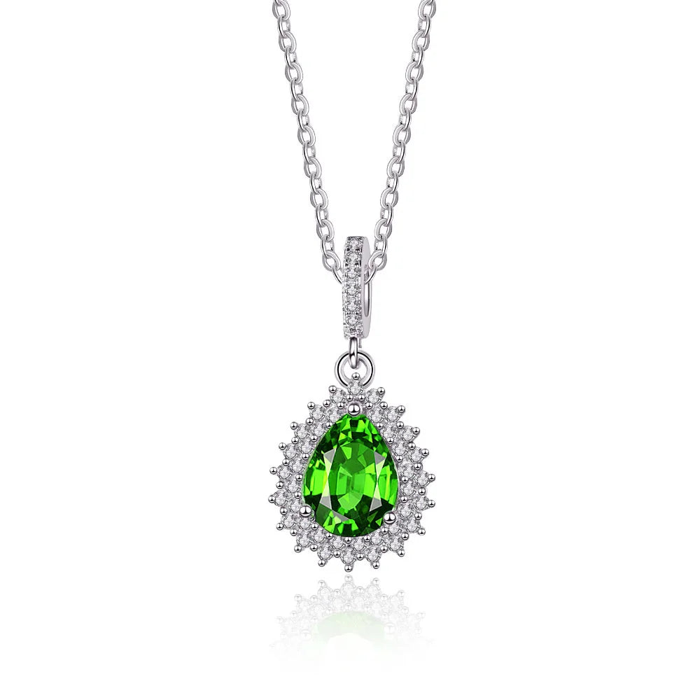 Jardin Colorstone Teardrop Necklace hero view