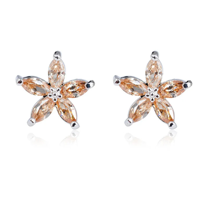 Stellina | Colorstone Star Stud Earrings
