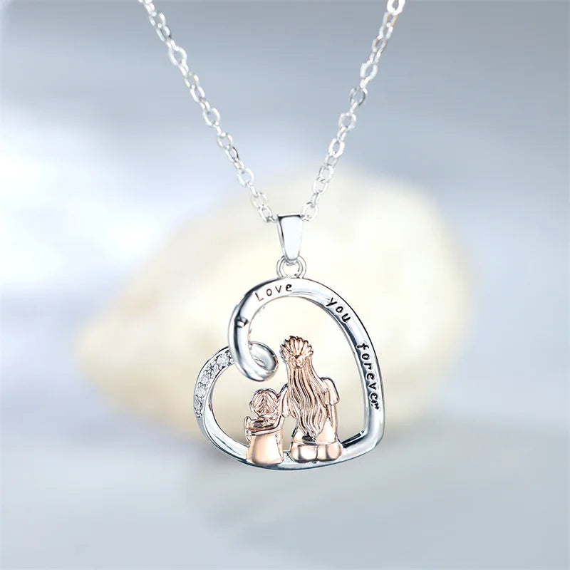 Amour Script Heart Necklace hero view
