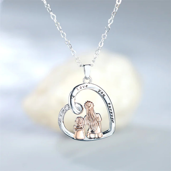 Amour Script Heart Necklace hero view