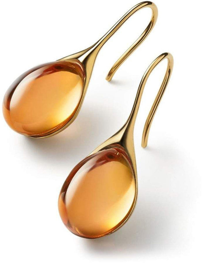 Pendientes de gota de cristal