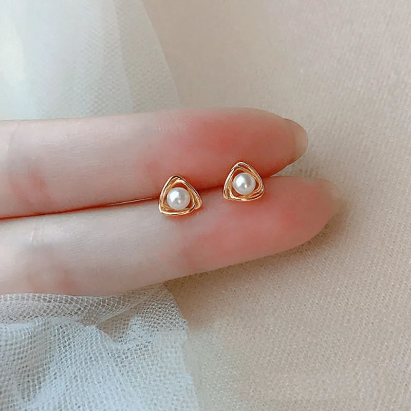 Celestine Pearl Blossom Earrings alternate angle