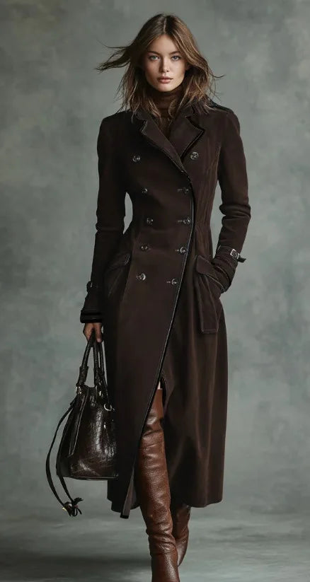 Georgette | Gabardina Efecto Ante