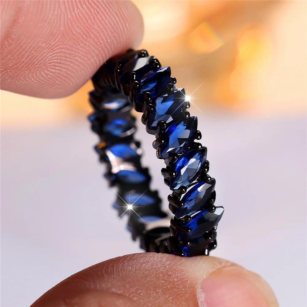 Midnight Blue | Crystal Ring