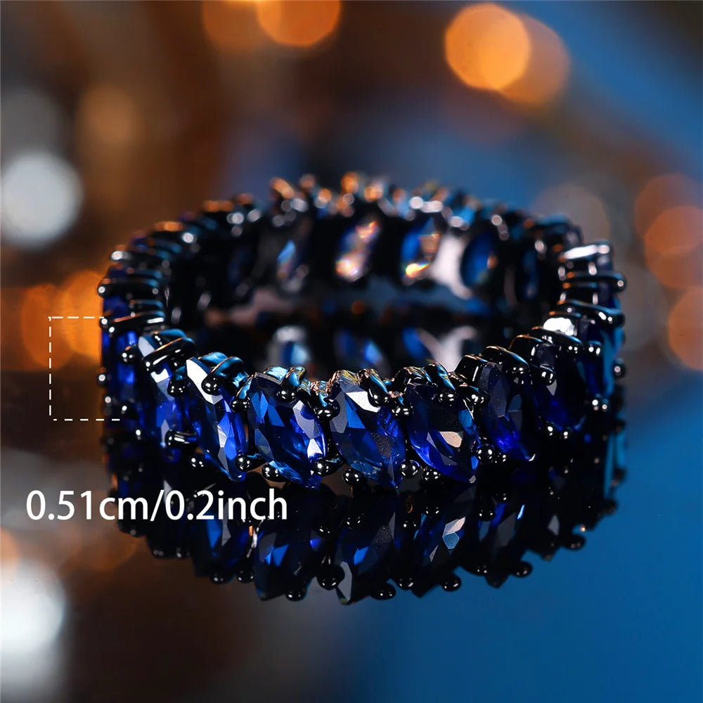 Midnight Blue | Crystal Ring