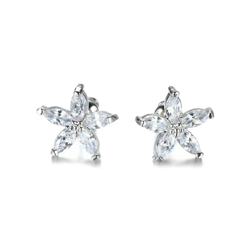 Stellina | Colorstone Star Stud Earrings