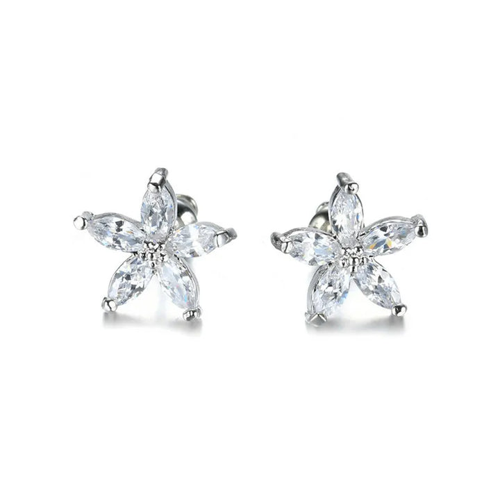 Stellina | Colorstone Star Stud Earrings