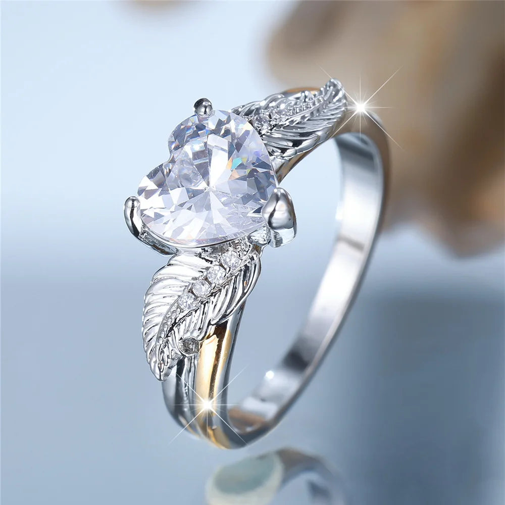 Evelisse Crystal Heart Ring alternate view