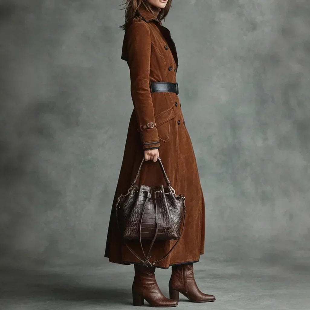 Georgette | Gabardina Efecto Ante