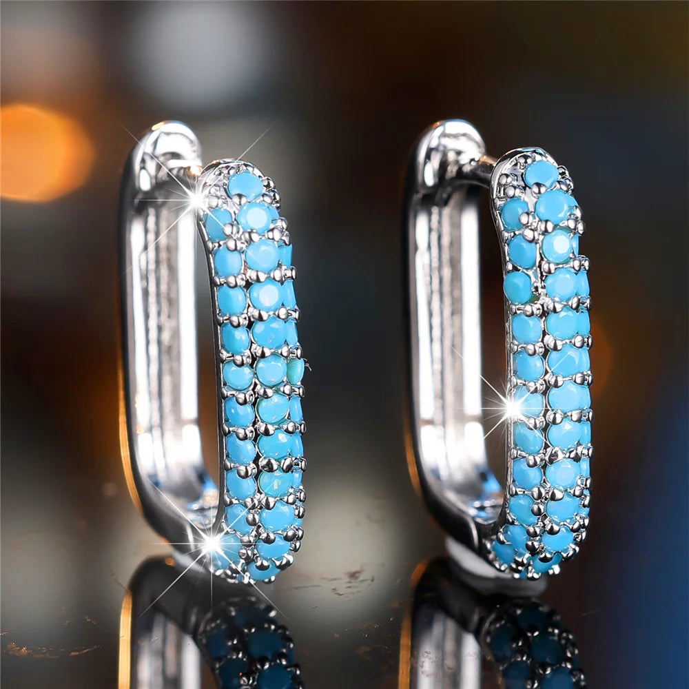 Selene Petite Crystal Stud Earrings alternate view