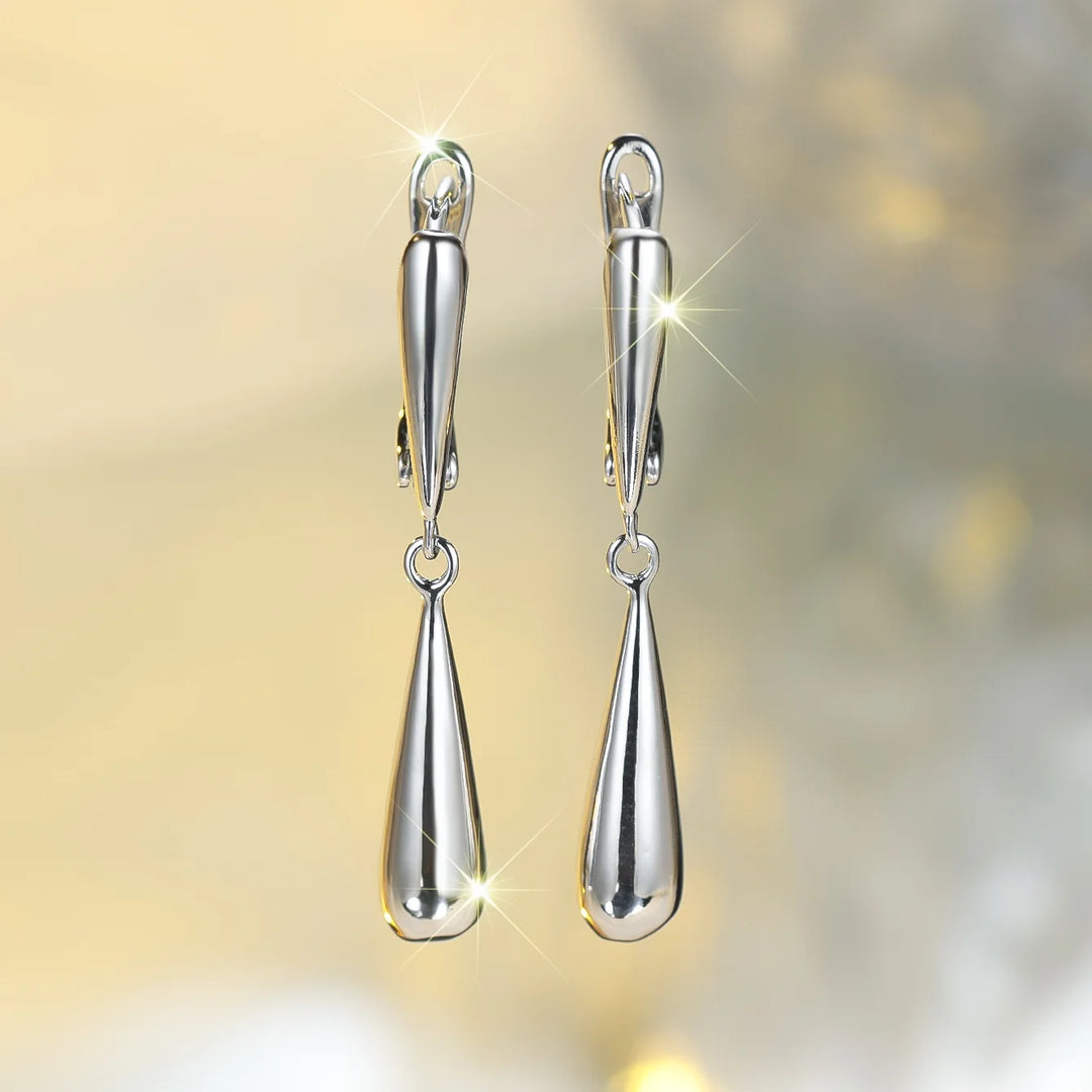 Mode Zirkoon Steen Hoepel Oorbellen Luxe Vrouwelijke Gouden Kleur Bruiloft Sieraden Voor Vrouwen