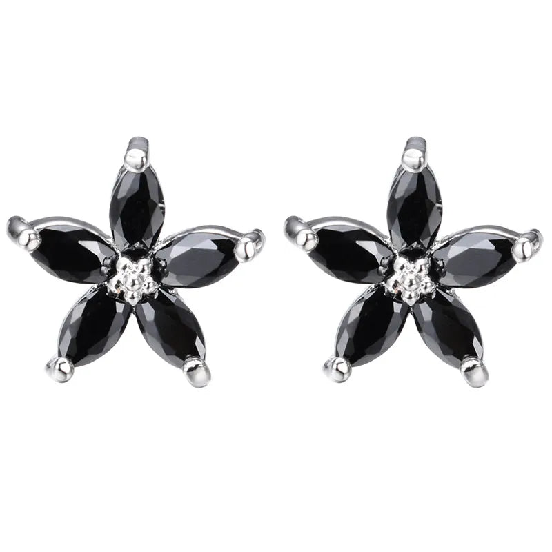 Stellina | Colorstone Star Stud Earrings