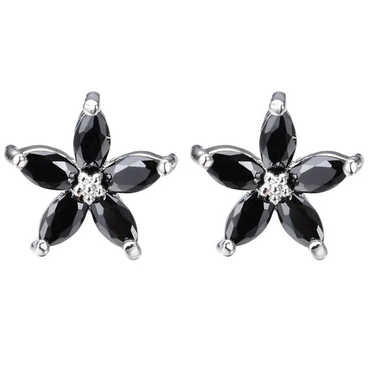 Stellina | Colorstone Star Stud Earrings