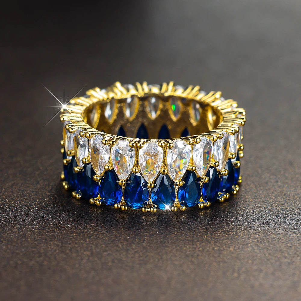 Aquarelle | Colorstone Teardrop Ring