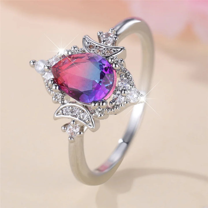 Arcadia | Rainbow Crystal Ring