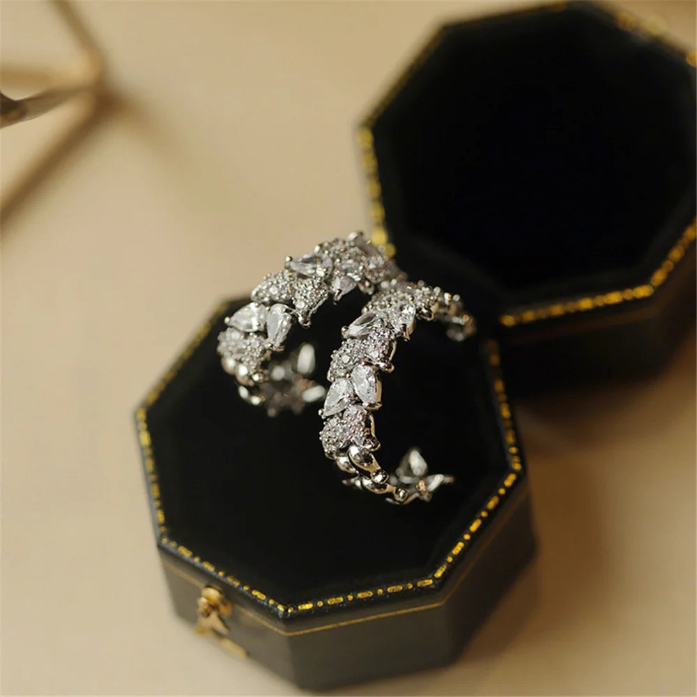 Elowen Crystal Silhouette Stud Earrings alternate view