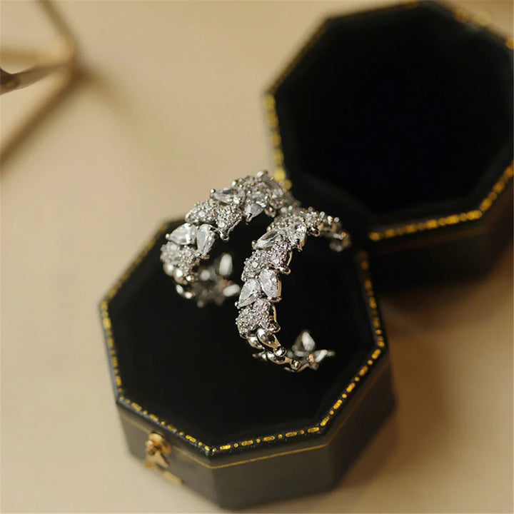 Elowen Crystal Silhouette Stud Earrings alternate view