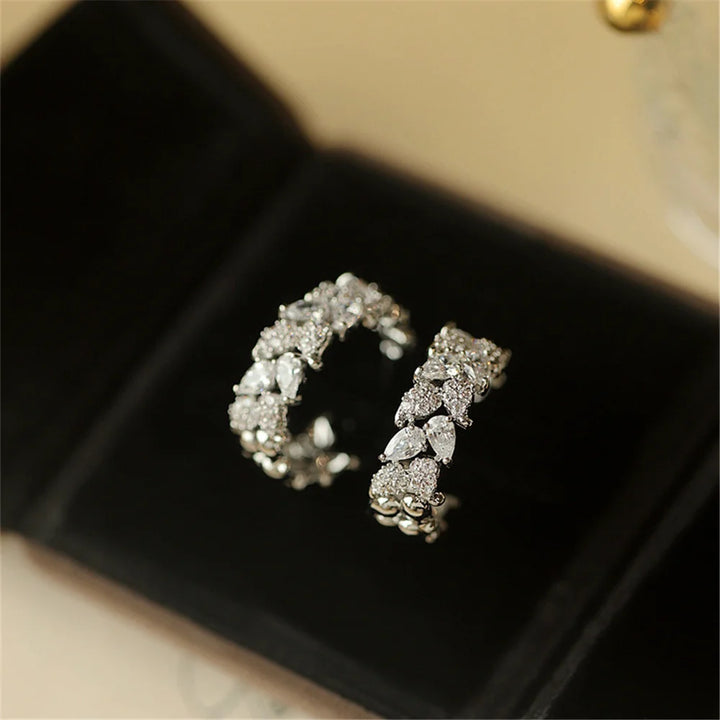 Elowen Crystal Silhouette Stud Earrings additional detail