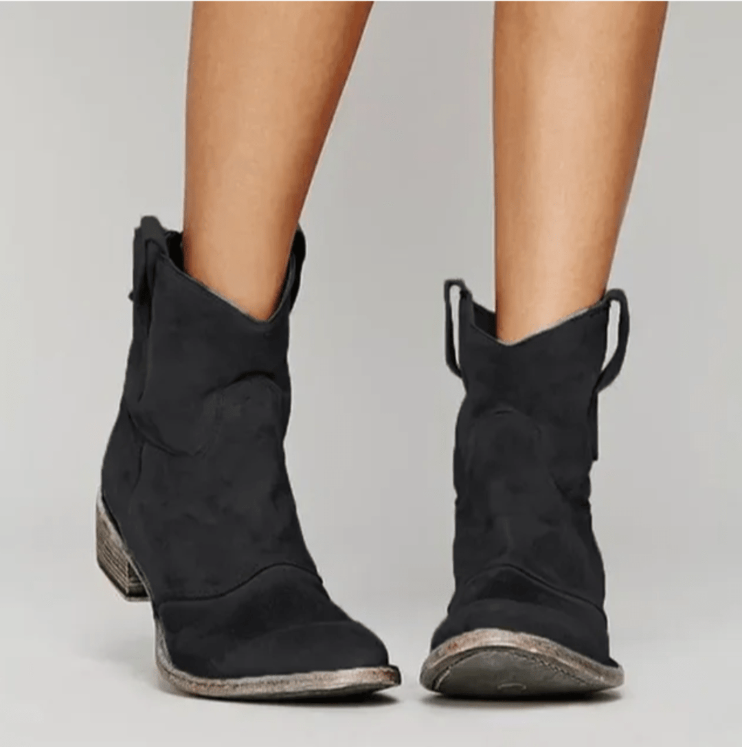 Hailey | Botines Efecto Ante