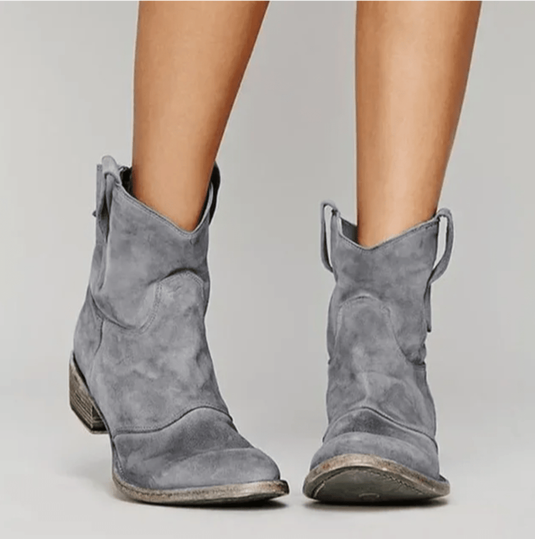 Hailey | Botines Efecto Ante