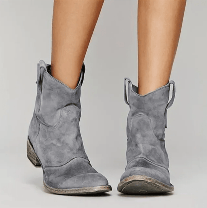 Hailey | Botines Efecto Ante