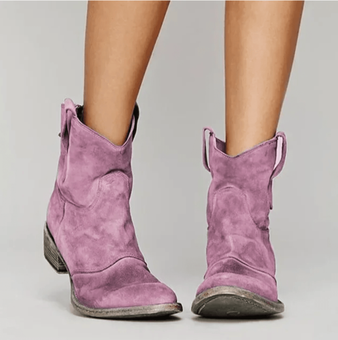 Hailey | Botines Efecto Ante